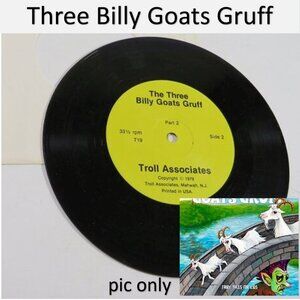 The Three Billy Goats Gruff 1979 LP Vinyl Record Classic Story Vintage Retro